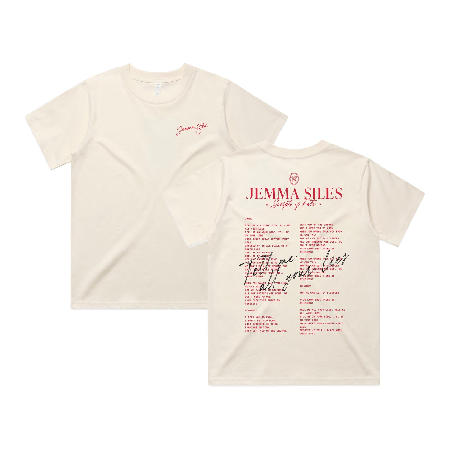 Tell me all your lies T-shirt + SOF Digi Download (Pre-order)