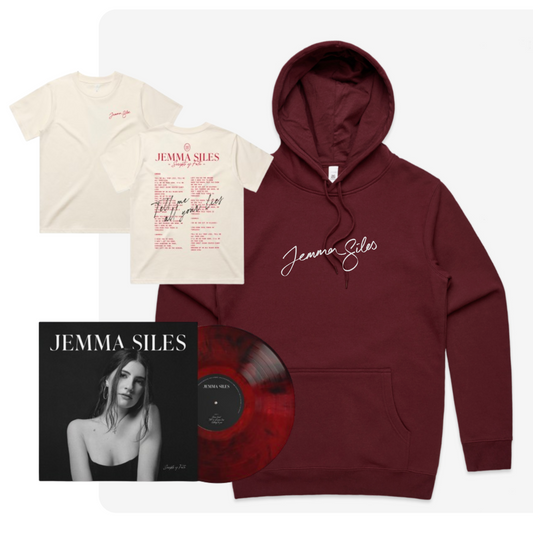 The Ultimate Jemma Siles Bundle- SOF Vinyl, T-Shirt, Hoodie (Pre-Order)